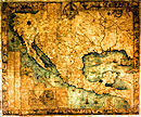 Mapa antiguo de Nueva Espa&ntilde;a