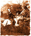 Oleo representando la muerte de Jos&eacute; Mart&iacute; en Dos R&iacute;os (Esteban Valderrama)