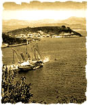 Buques espa&ntilde;oles embarrancados en la Bah&iacute;a de Santiago de Cuba 