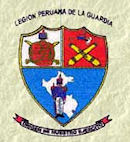 Escudo de la “Legion Peruana de La Guardia”, creada por San Mart&iacute;n en 1821