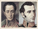 Sim&oacute;n Bol&iacute;var y Antonio Jos&eacute; de Sucre