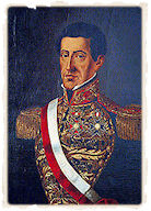 Agust&iacute;n Gamarra, comandante del ej&eacute;rcito peruano